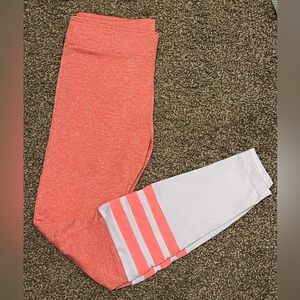 Coral Bombshell sock leggings